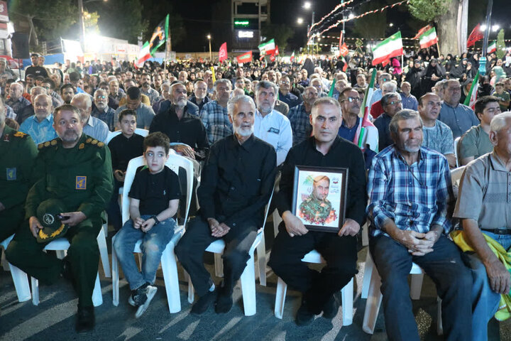 تصاویر/برگزاری مراسم گرامیداشت اولین سالگرد شهدای جنگ 12 روزه در خمین
