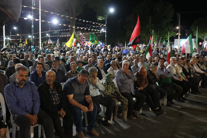 تصاویر/برگزاری مراسم گرامیداشت اولین سالگرد شهدای جنگ 12 روزه در خمین