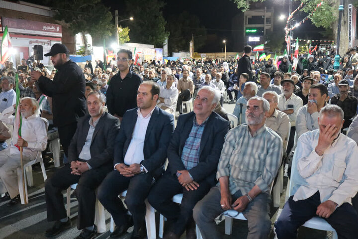 تصاویر/برگزاری مراسم گرامیداشت اولین سالگرد شهدای جنگ 12 روزه در خمین