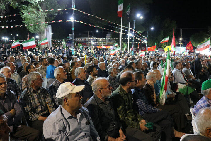 تصاویر/برگزاری مراسم گرامیداشت اولین سالگرد شهدای جنگ 12 روزه در خمین