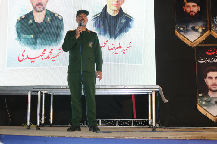 تصاویر/برگزاری مراسم گرامیداشت اولین سالگرد شهدای جنگ 12 روزه در خمین