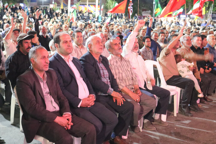 تصاویر/برگزاری مراسم گرامیداشت اولین سالگرد شهدای جنگ 12 روزه در خمین