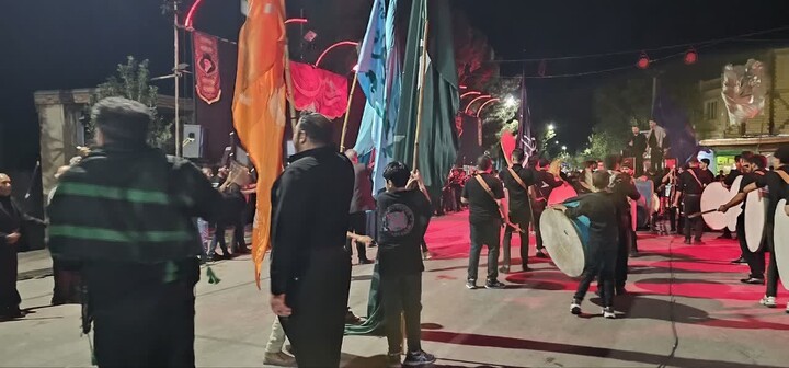 تصاویر/ سوگواری شهر ممقان در سنگر خیابان