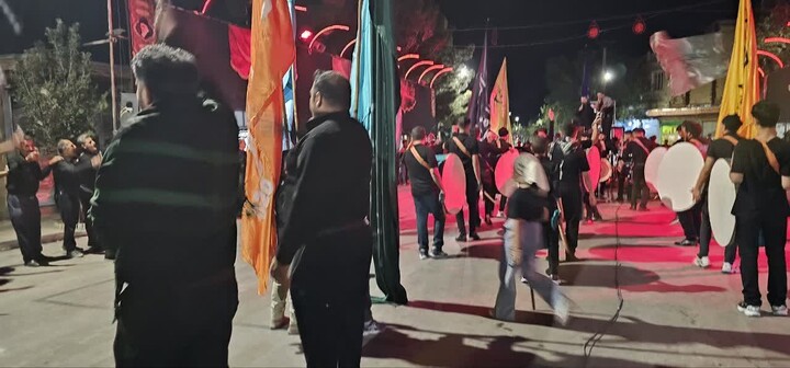تصاویر/ سوگواری شهر ممقان در سنگر خیابان