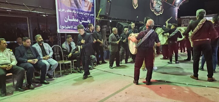 تصاویر/ سوگواری شهر ممقان در سنگر خیابان