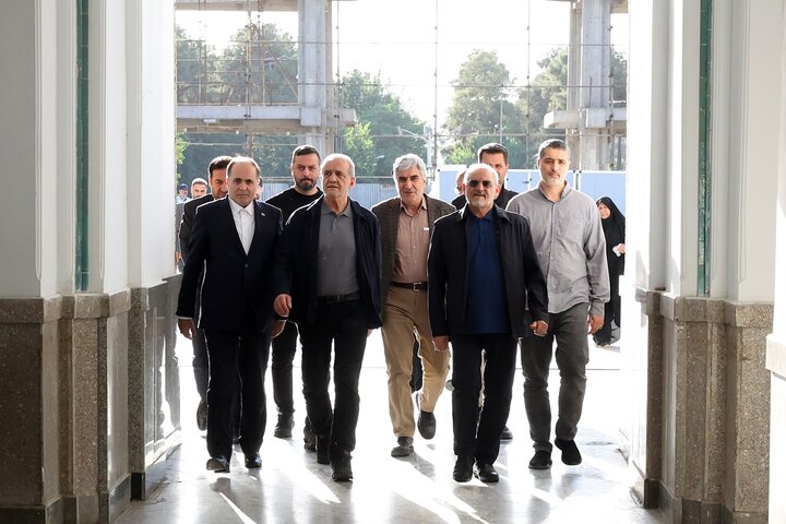 تصاویر/ مراسم بزرگداشت شهید حجت‌الاسلام والمسلمین خطیب در حرم حضرت عبدالعظیم(ع)