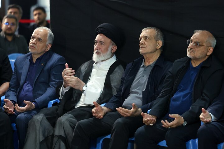 تصاویر/ مراسم بزرگداشت شهید حجت‌الاسلام والمسلمین خطیب در حرم حضرت عبدالعظیم(ع)