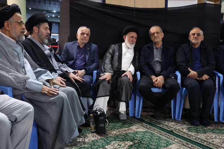 تصاویر/ مراسم بزرگداشت شهید حجت‌الاسلام والمسلمین خطیب در حرم حضرت عبدالعظیم(ع)