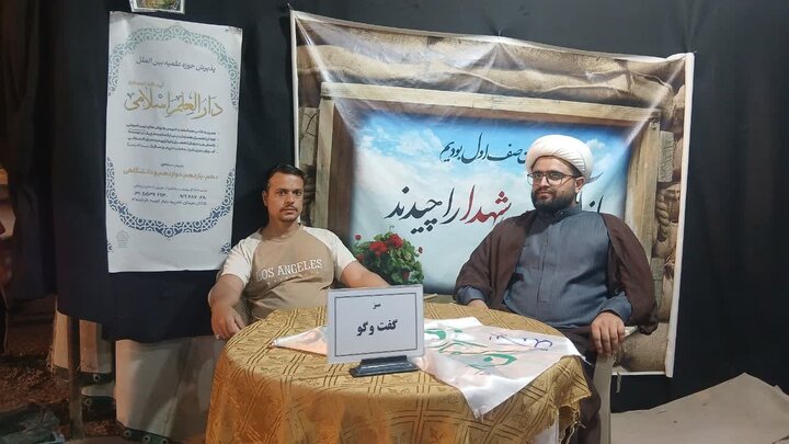 تصاویر/ فعالیت فرهنگی و تبلیغی موکب مدارس علمیه آیت اللّه اعتمادی در یکصد و دهمین تجمعات شبانه