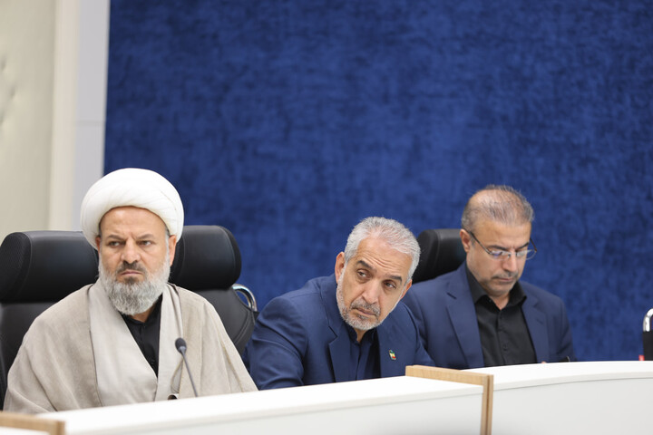 تصاویر /  ستاد مراسم وداع و تشییع پیکر مطهر قائد شهید در همدان