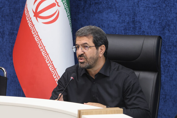 تصاویر /  ستاد مراسم وداع و تشییع پیکر مطهر قائد شهید در همدان