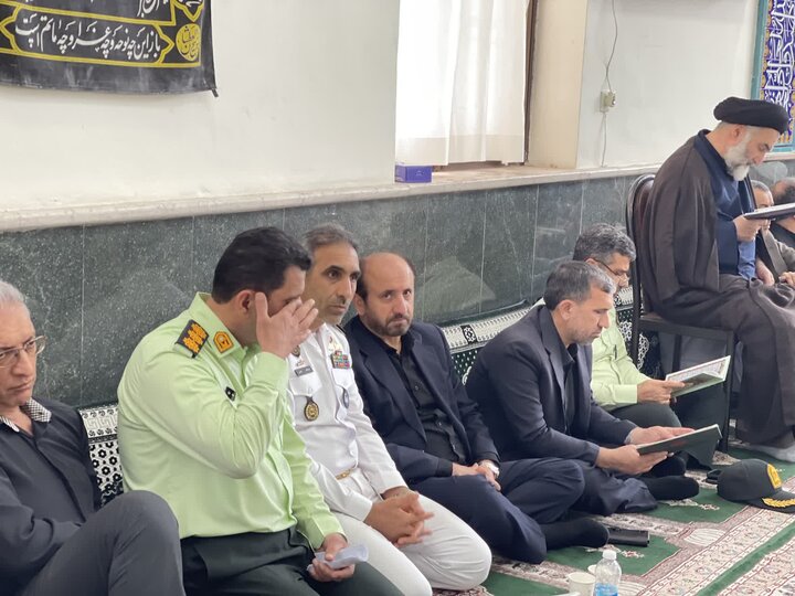 تصاویر/ حضور امام جمعه شهرستان نوشهر در بزرگداشت شهید مرتضی خزایی پول