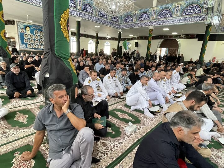 تصاویر/ حضور امام جمعه شهرستان نوشهر در بزرگداشت شهید مرتضی خزایی پول
