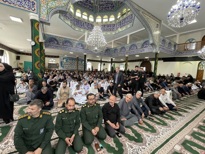 تصاویر/ حضور امام جمعه شهرستان نوشهر در بزرگداشت شهید مرتضی خزایی پول