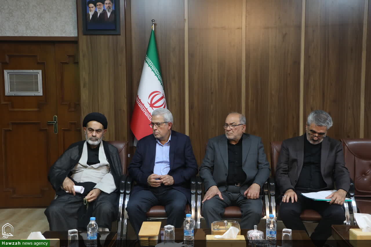 استاندار خوزستان در دیدار با محمدجلال مآب، رئیس ستاد بازسازی عتبات عالیات کشور