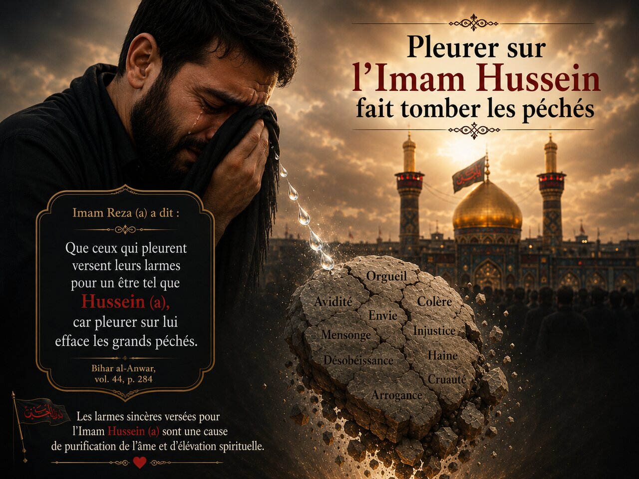 Larmes qui fait tomber les péchés
