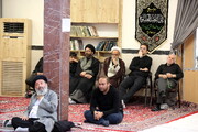 تصاویر/ دفتر آیت اللہ العظمیٰ مکارم شیرازی میں چوتھے محرم کی مجلسِ عزا منعقد