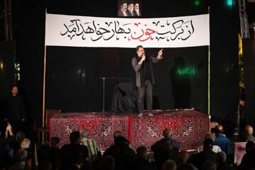 تصاویر/ چهارراه نبرد میزبان تکیه مردمی منطقه۱۳ شد