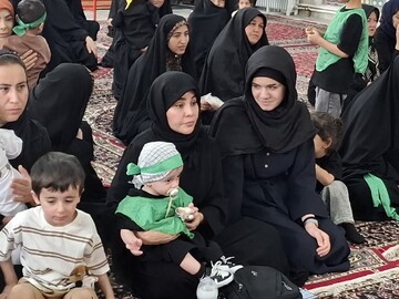 تصاویر/ مراسم شیرخوارگان حسینی در شهرستان بدره