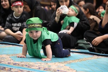تصاویر/ مراسم شیرخوارگان حسینی در مصلی ارومیه