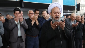 تصاویر/  آیین عبادی سیاسی نماز جمعه شهرستان شاهین دژ