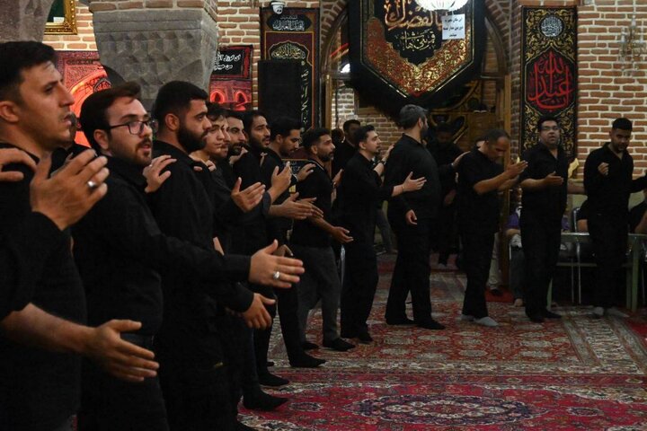 تصاویر/ مراسم سوگواری شب چهارم محرم در مسجد سردار ارومیه