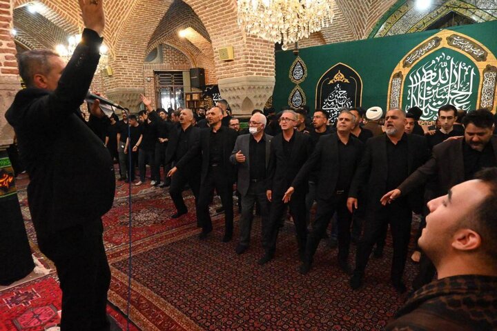 تصاویر/ مراسم سوگواری شب چهارم محرم در مسجد سردار ارومیه