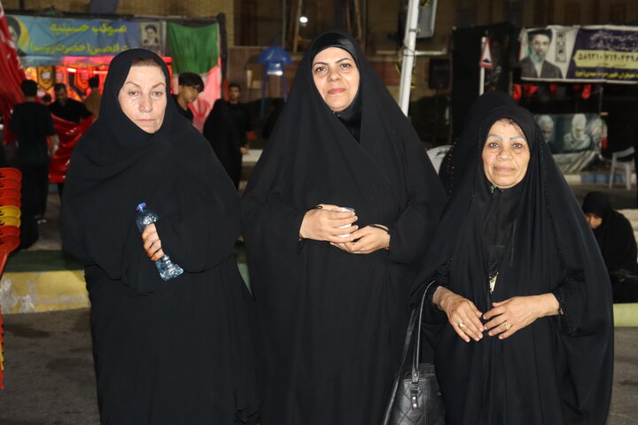 تصاویر/ عزاداری شب چهارم محرم در بندر دیّر