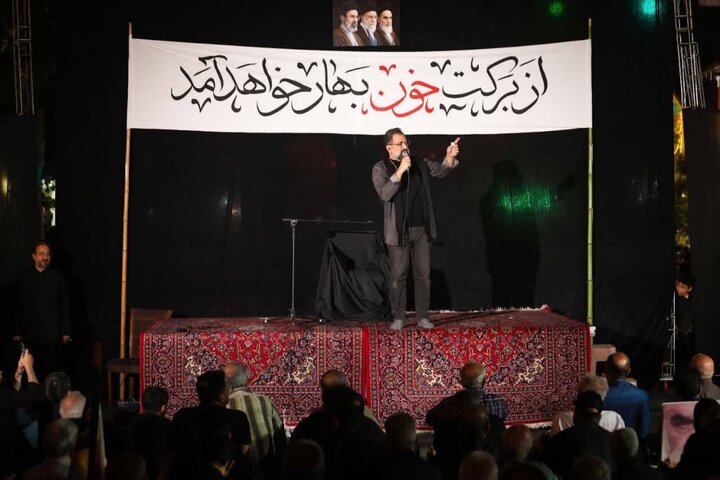 تصاویر/ چهارراه نبرد میزبان تکیه مردمی منطقه۱۳ شد