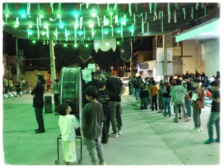 تصاویر/حضور امام جمعه شهرستان آبدانان در هیئت جانثاران