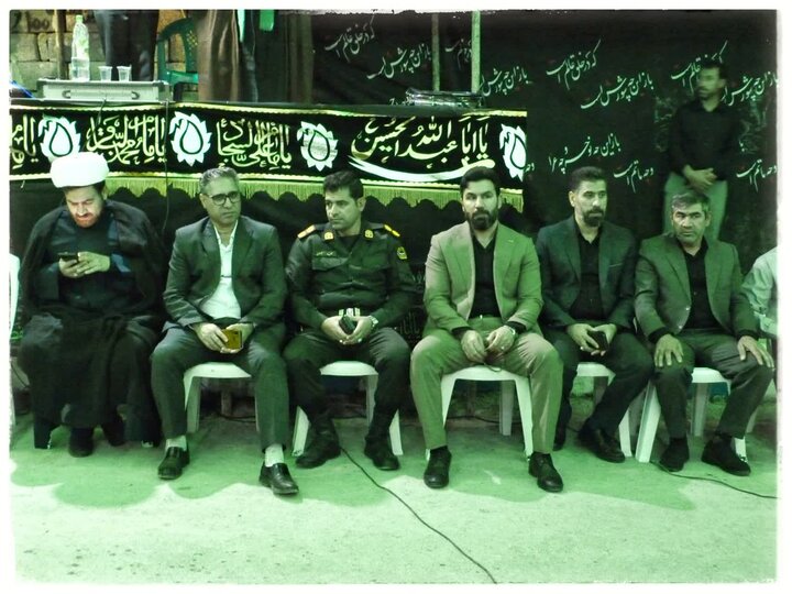 تصاویر/حضور امام جمعه شهرستان آبدانان در هیئت جانثاران