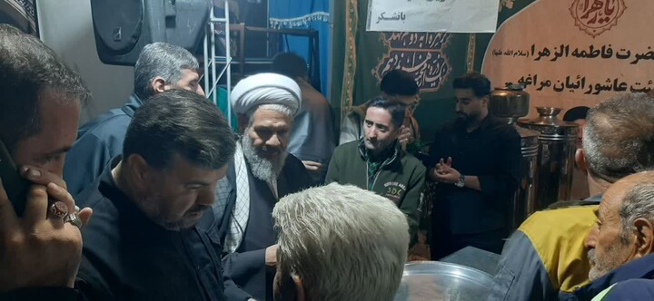 تصاویر / حضور امام جمعه مراغه در جمع خادمان مواکب مردمی مراغه