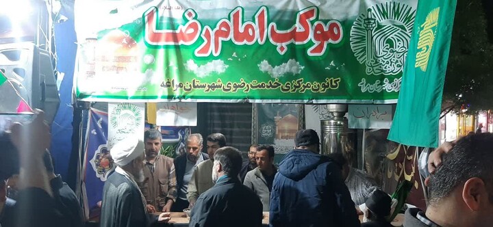 تصاویر / حضور امام جمعه مراغه در جمع خادمان مواکب مردمی مراغه