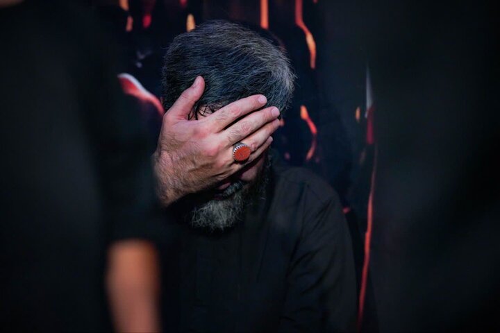 تصاویر |عزاداری شب چهارم محرم امامزاده شاه‌میرحمزه اصفهان