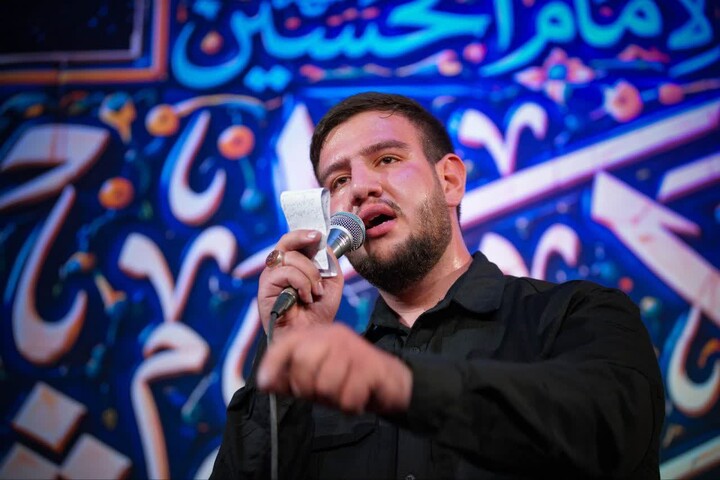 تصاویر |عزاداری شب چهارم محرم امامزاده شاه‌میرحمزه اصفهان