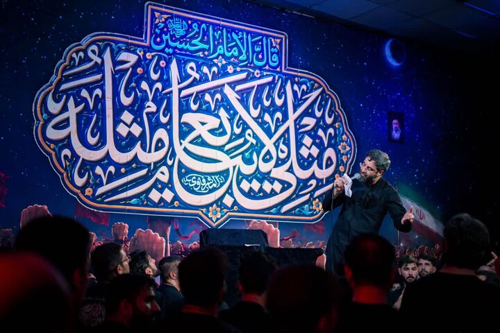 تصاویر |عزاداری شب چهارم محرم امامزاده شاه‌میرحمزه اصفهان