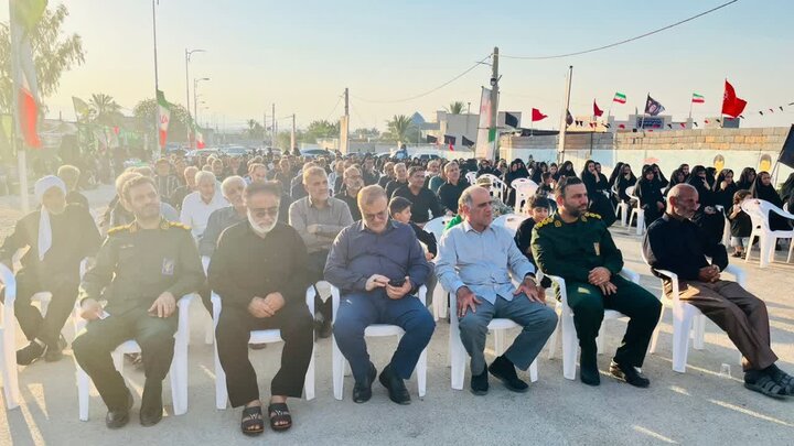 تصاویر/ چهلم شهادت جهادگر بسیجی محمدامین صابرکار