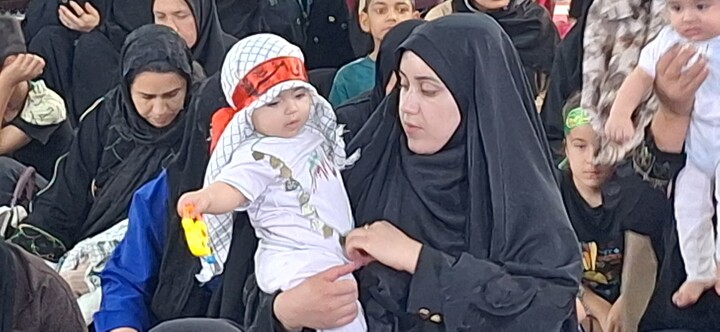 عکس | اجتماع شیرخوارگان حسینی در مسجدالنبی یاسوج