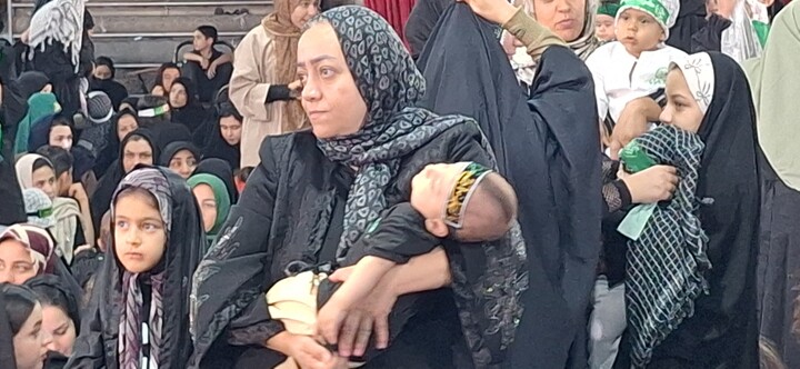 عکس | اجتماع شیرخوارگان حسینی در مسجدالنبی یاسوج