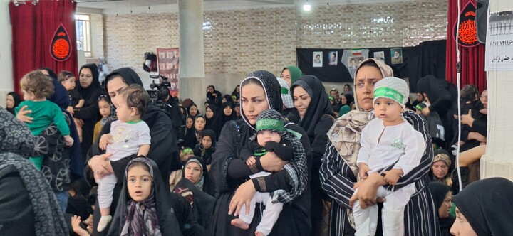 عکس | اجتماع شیرخوارگان حسینی در مسجدالنبی یاسوج