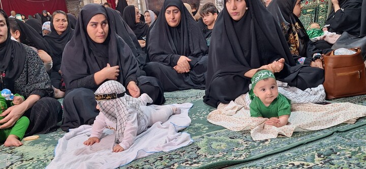 عکس | اجتماع شیرخوارگان حسینی در مسجدالنبی یاسوج