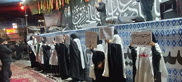 تصاویر/صد و دهمین تجمع حماسی عزاداران حسینی در ساوه