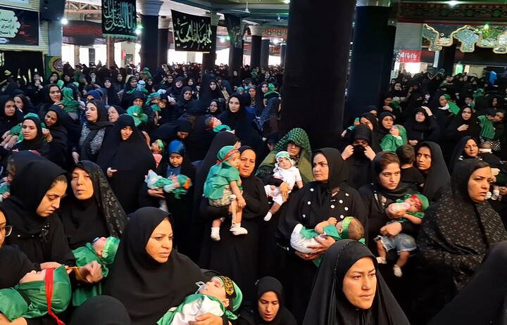 تصاویر/ مراسم بزرگ شیرخوارگان حسینی در شهر کرمان