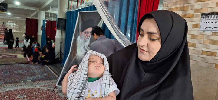 عکس | اجتماع شیرخوارگان حسینی در مسجدالنبی یاسوج