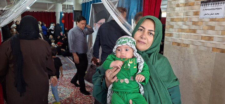 عکس | اجتماع شیرخوارگان حسینی در مسجدالنبی یاسوج