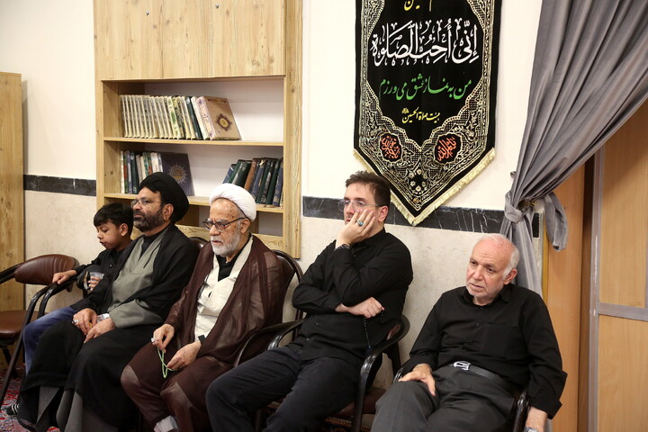 تصاویر/ مراسم عزاداری روز چهارم محرم در دفتر آیت الله العظمی مکارم شیرازی