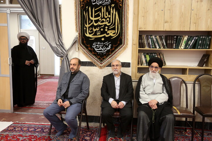تصاویر/ مراسم عزاداری روز چهارم محرم در دفتر آیت الله العظمی مکارم شیرازی