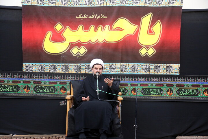 تصاویر/ مراسم عزاداری روز چهارم محرم در دفتر آیت الله العظمی مکارم شیرازی