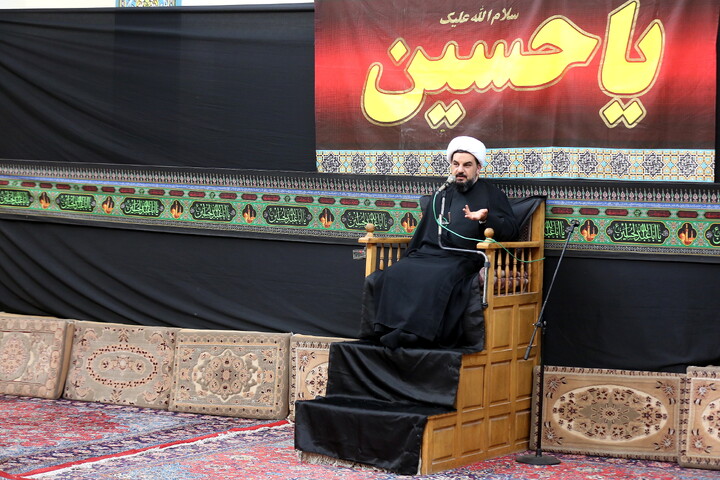 تصاویر/ مراسم عزاداری روز چهارم محرم در دفتر آیت الله العظمی مکارم شیرازی