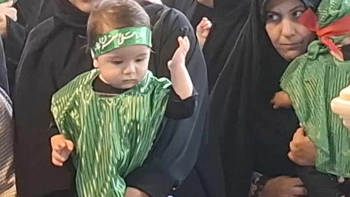 تصاویر/همایش شیرخوارگان حسینی هیئت علی اصغری چهارسوق آران و بیدگل